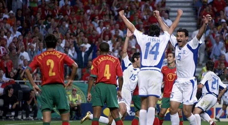 Hy Lạp ăn mừng chiến thắng tại EURO 2004